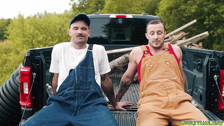 Zack Mackay and Tito Patron jerking off