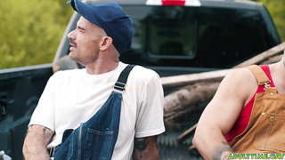 Zack Mackay and Tito Patron jerking off