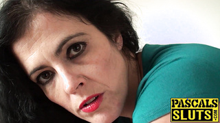 Cute UK milf roughly ass fucked in maledom paradise