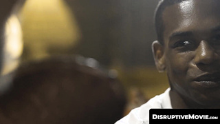 DisruptiveMovie.com - Muscular Dilf Lance Charger accepts Adrian Hart's raw anal creampie