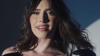 Slim tattooed teen flaunts her tiny body