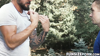 FunsizePorn.com - Hunk coach Dolf trying different sex positions with cute young Marcus Rivers