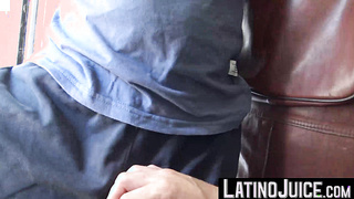 LatinoJuice.com - Petite Latino Ayun nailed hard by straight stud Leo after BJ