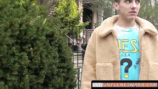 SayUncleNetwork.com - Black male's BBC worshiped before twink's ass is ravaged