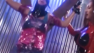 PussyCatsLatex.com - Vintage toy bondage with lesbian sub and mistress