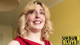 UKSubSluts.com - Blonde Jessica Jensen's submissive slut role with big cocks