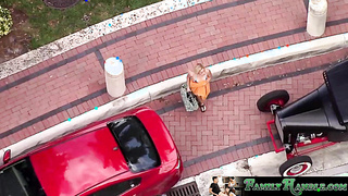 FamilyHandle.com - Teen Goldie takes a wild ride on guy's huge hard dick