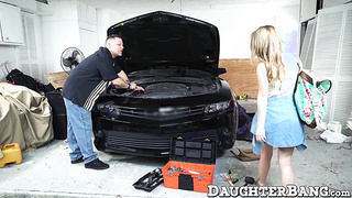 Good looking teen is eager for wild dick bouncing action