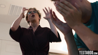 Busty stepmom fucks her pervert stepson