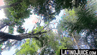 LatinoJuice.com - Alluring teen Leo masturbates alone his hot throbbing cock