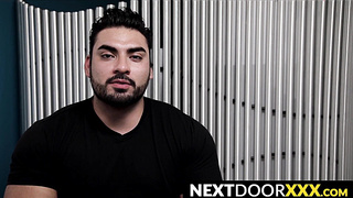 NextDoorXXX.com - Jock begs for a raw fuck from his muscular lover
