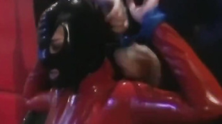 PussyCatsLatex.com - Anastasia's latex toying with leather mistress