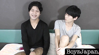 BoyzJapan.com - Asian young guy sucks and fucks until he cums hard