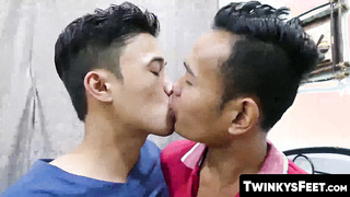 TwinkysFeet.com - Twinks Andrew and Joshua enjoy a passionate barebacking session and cum hard