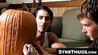 Str8Thugs.com - Billy and Chain having a special treat on a Halloween night in duo play