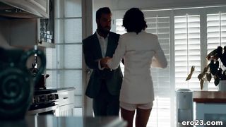 Adriana Chechik's unshaved vag packed with a ginormous stiffy