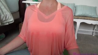 Mommy & Step Sonnie attempt Tantric Yoga - Brianna Beach - Mother comes very first
