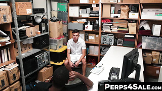 Sweet twink pickpocket [censored] to strip and drilled hard by BBC