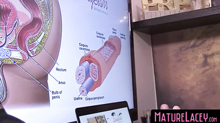 MatureLacey.com - Strapon treatment from Doctor Lacey Starr for patient