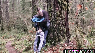 [censored]Gay.com - Stepdaddy barebacks young man in forbidden raw fucking session