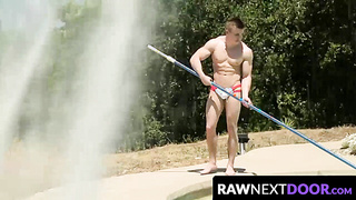 RawNextDoor.com - Jake Davis fucks Dante Martin's hard and rough in the ass