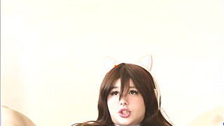 Leaked From OnlyFans - Thick Cosplay Girl Foxy Uzumaki Rubs Her Juicy Twat