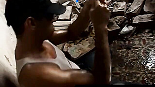 FilthyPissPlay.com - Freaky gay wanks and pisses all over in intense kinky play