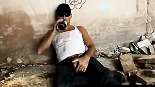 FilthyPissPlay.com - Freaky gay wanks and pisses all over in intense kinky play