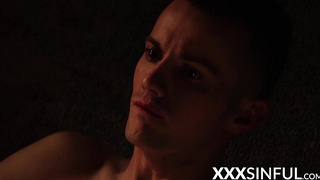 Sensual big tits bombshell rides big cock cowgirl style hard