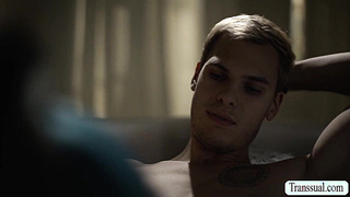 TS stepmom suck and ride my dick better than my gf