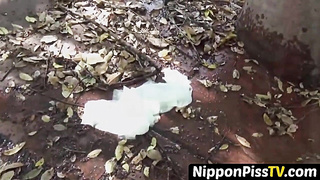 NipponPissTV.com - Young Japanese hotties secretly pissing all around town