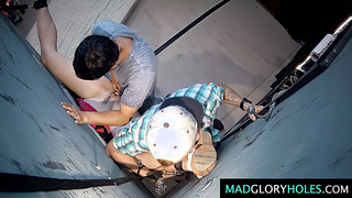 Horny Busty MILF Lets Fly her Tits