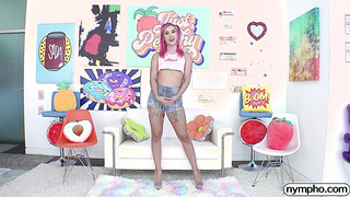 NYMPHO Slide right into Jazmin Luv