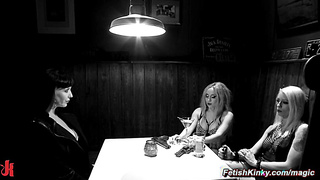 Blondes fisting and anal fucking redhead