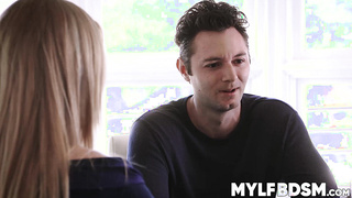 Busty MILF Rachel Cavalli doggystyle fucked after blowjob