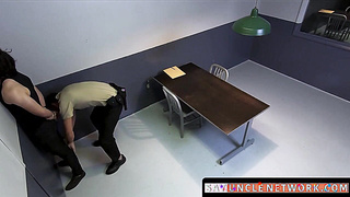 SayUncleNetwork.com - Young long haired thief takes raw fuck from two dominant police officers