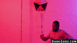 DarkGodz.com - Ebony male's domination of a petite gay in a raw, interracial pounding