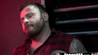 RagingXXX.com - A muscular hunk impales a handsome black dude with his big dick