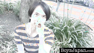 BoyzJapan.com - Young Japanese twink Fuji in sixtynine before anal fuck