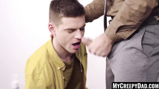 MyCreepyDad.com - Young gay's raw anal discipline from a dashing, authoritative stepdad