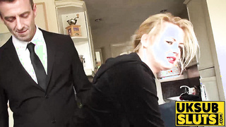 UKSubSluts.com - Amber West's cherished ass spanking and rough sex adventure