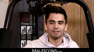 MaleIcons.com - Muscled Trenton anal fucks horny Ludo after an intense and sweaty workout session