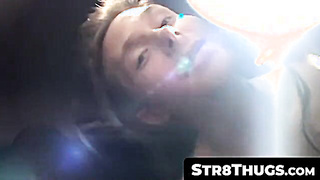 Str8Thugs.com - Billy and Blinx's moving car cock jerking adventure in POV style