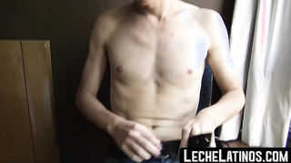 LecheLatinos.com - Young skinny Latino's raw POV fuck for money with a horny top