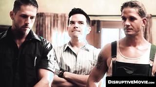 DisruptiveMovie.com - Killian Knox secretly throats twink Dakota Payne's dick during family meal