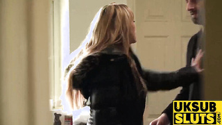 UKSubSluts.com - Brittany Bardot's big dick swallowing and riding with passion