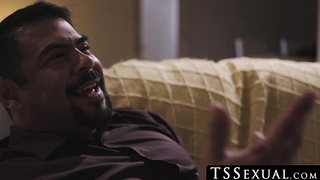 TSSexual.com - Melanie Brooks's sexy therapy session ends in a doggystyle fuck