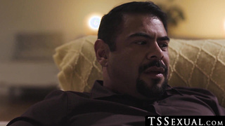 TSSexual.com - Melanie Brooks's sexy therapy session ends in a doggystyle fuck