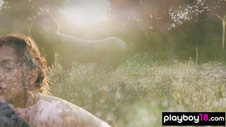 Petite Filipino teen posing nude outdoor