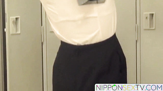NipponSexTV.com - [censored] finds tempting Japanese women changing clothes